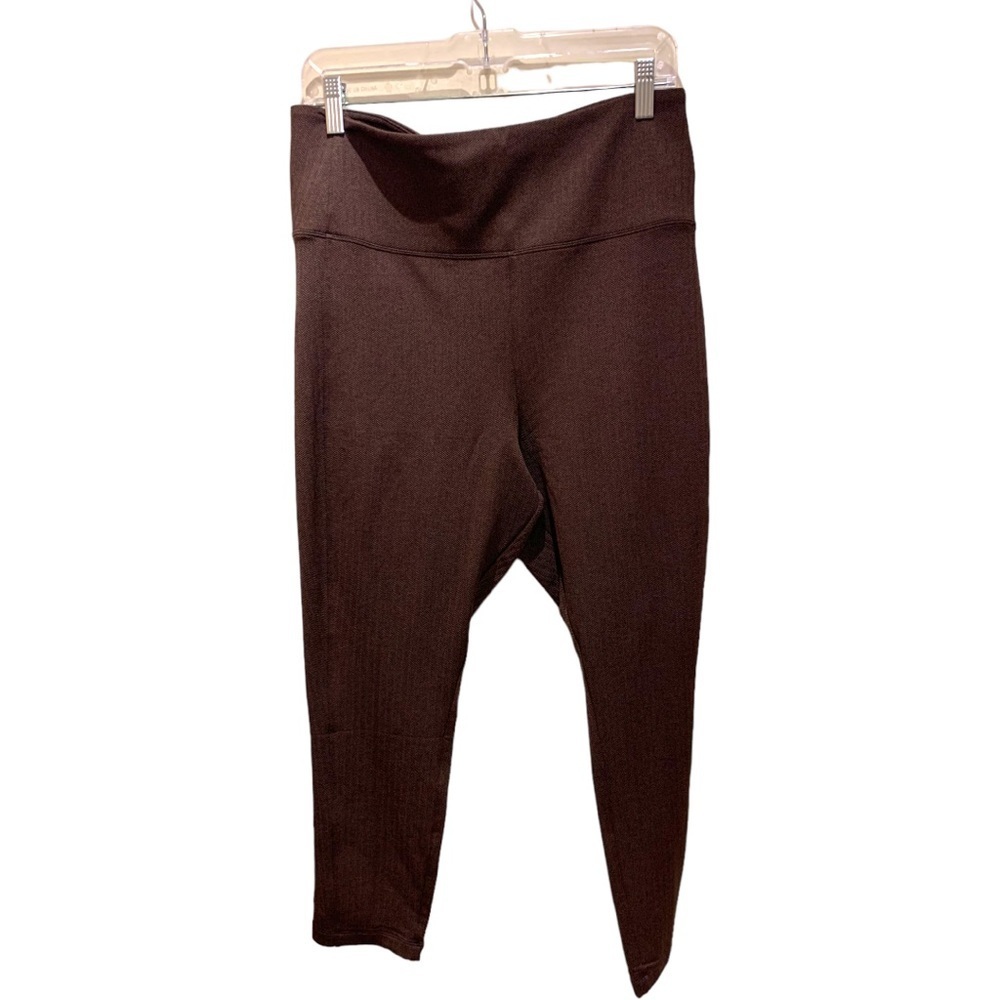 Athleta Delancey Herringbone Legging in Maroon Size 3X - Picture 3 of 5